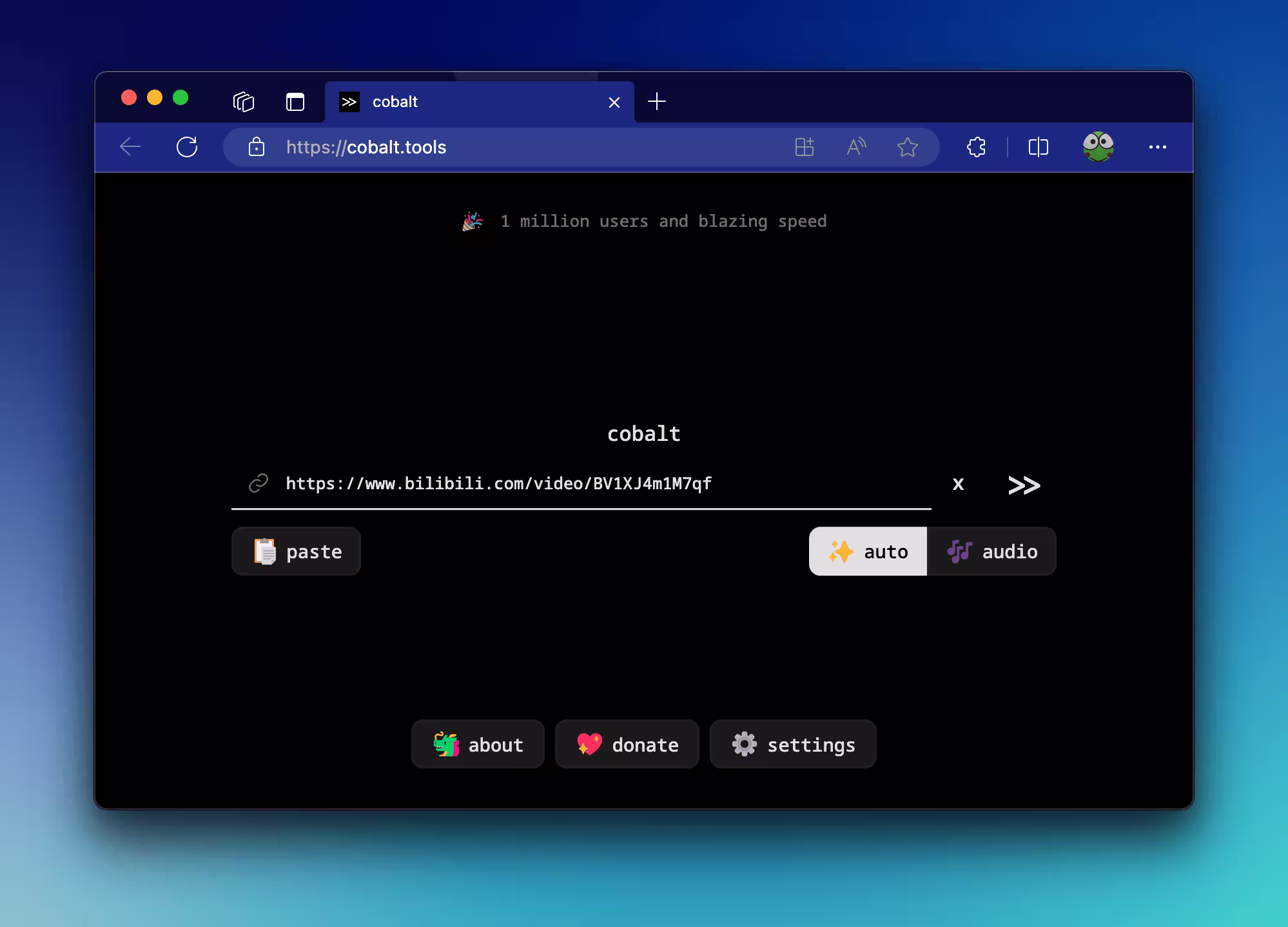 cobalt - 开源、无广告，在线视频下载工具，支持 B 站、小红书、Tiktok、VK、YouTube 等 20+ 在线视频网站[Web] 17