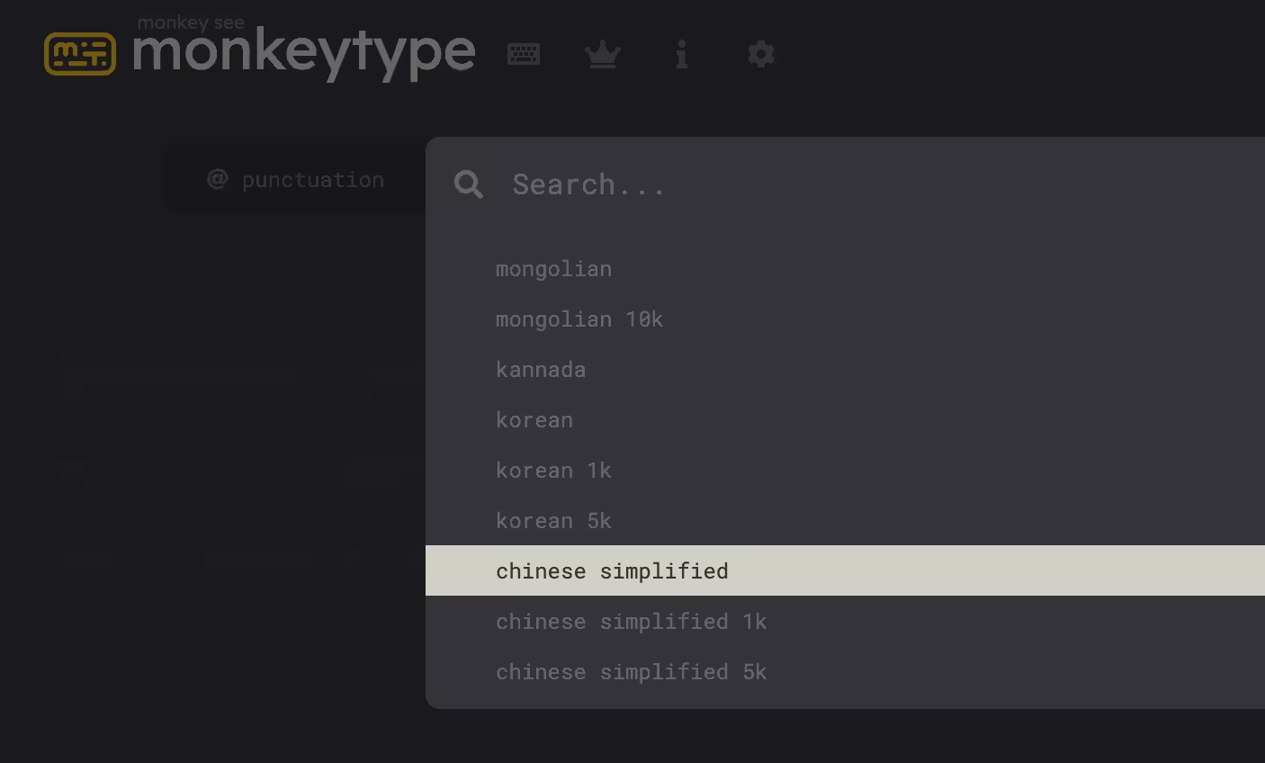 Monkeytype - 多语言在线打字练习、打字测试 2 Monkeytype - 多语言在线打字练习、打字测试 1