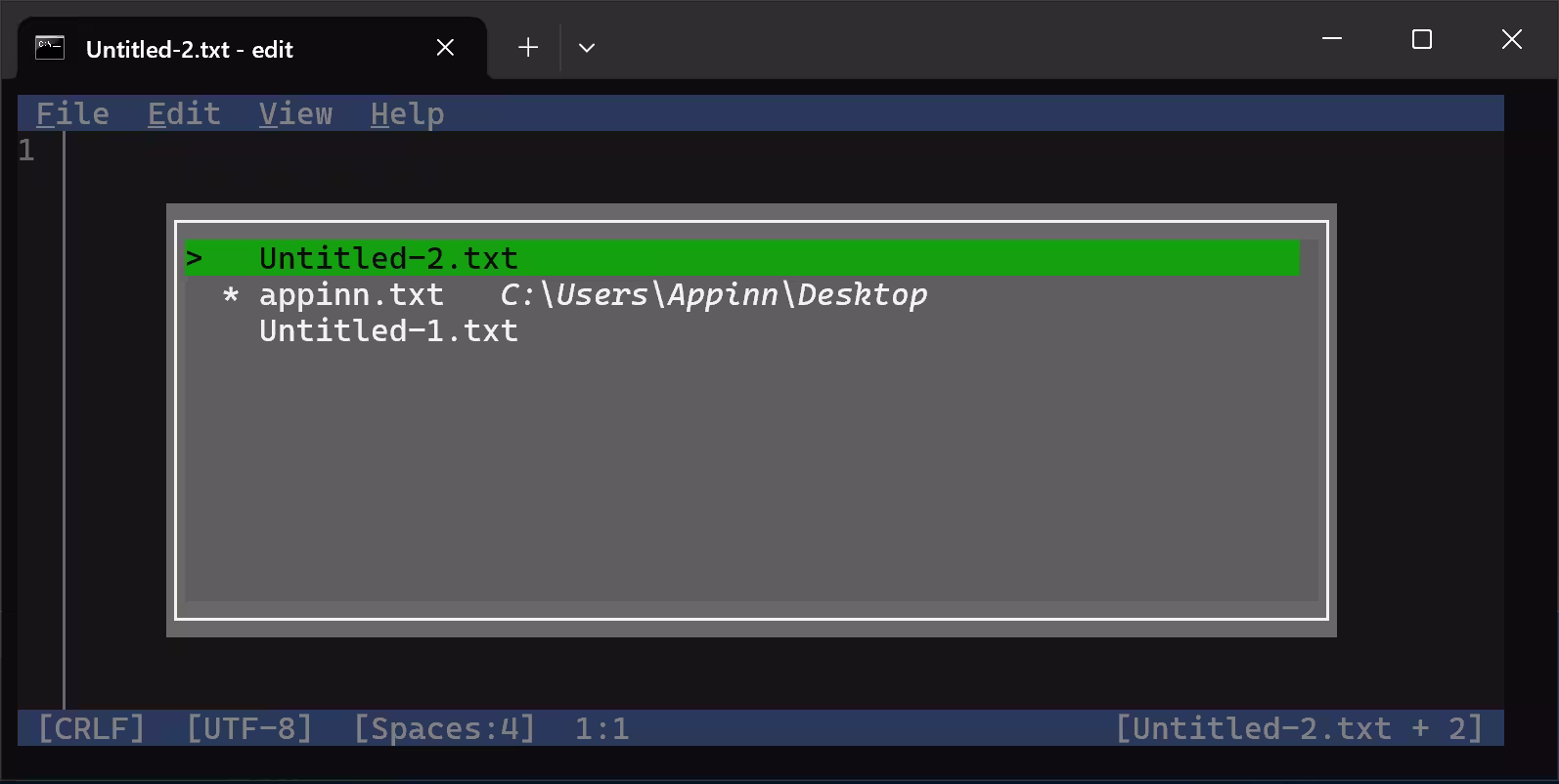 Vim 替代者?微软发布开源命令行编辑器 Edit,大小不到 250kB 3 Vim 替代者?微软发布开源命令行编辑器 Edit,大小不到 250kB 3