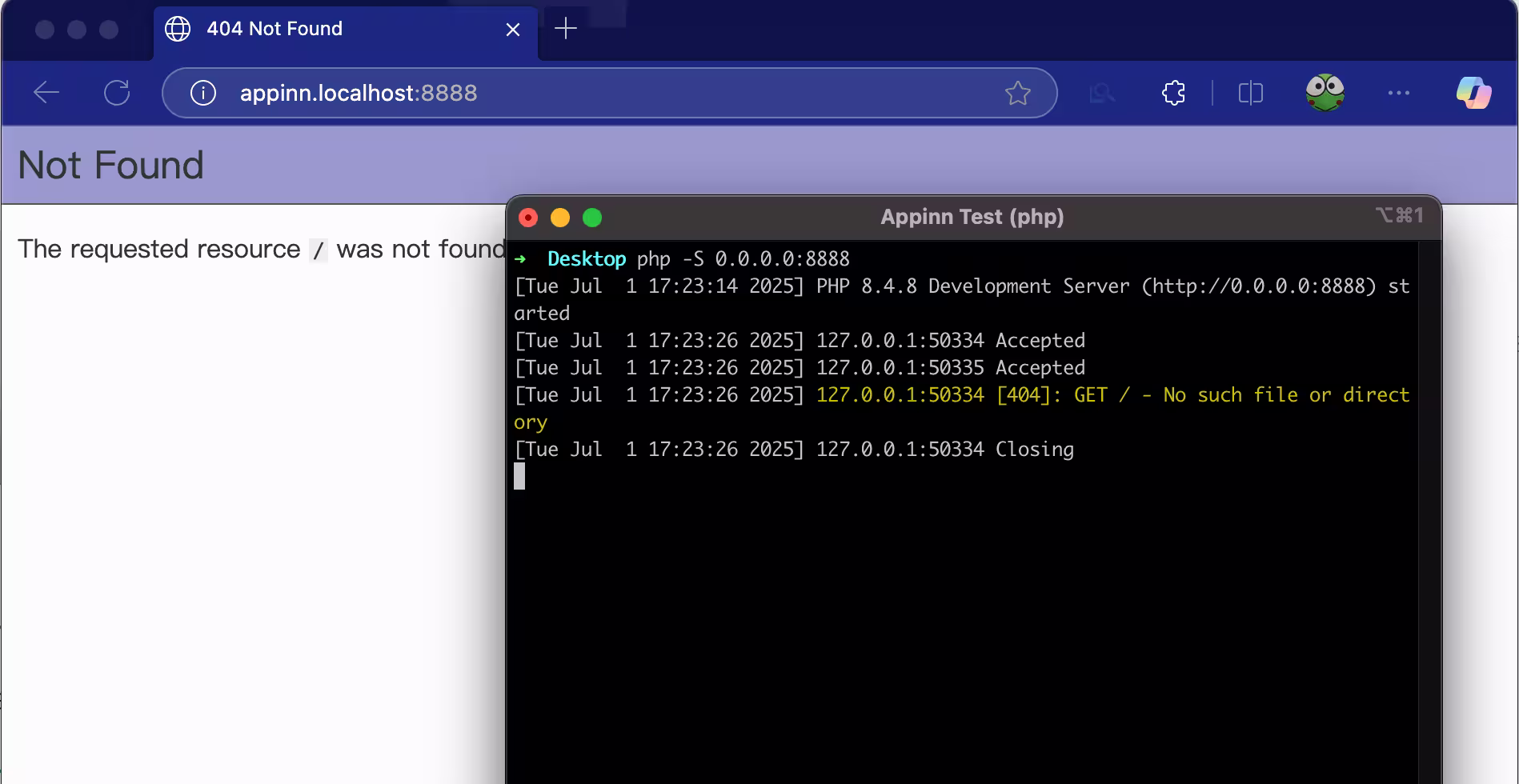 学到了:localhost 居然支持二级域名 2 学到了:localhost 居然支持二级域名 2